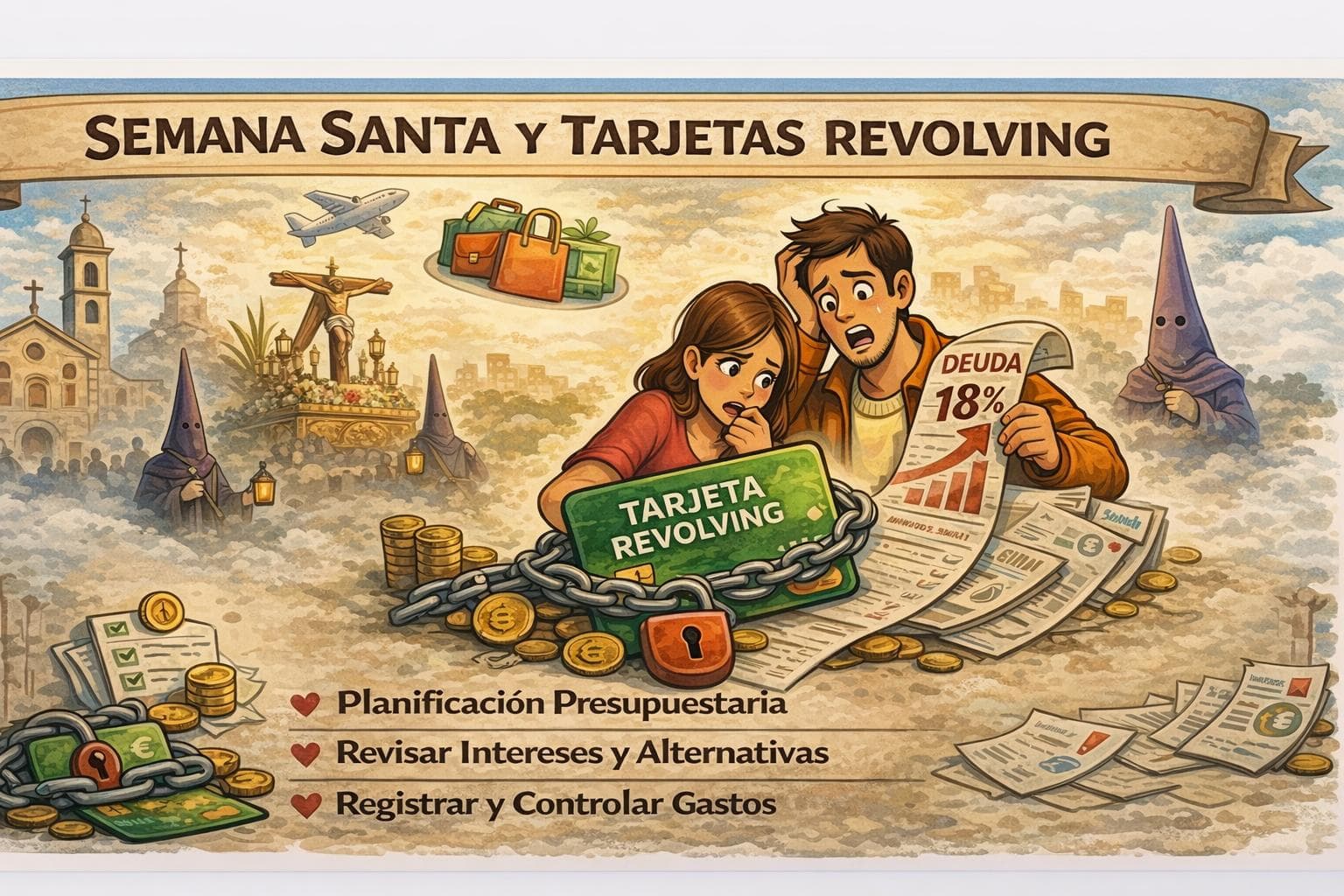 Semana Santa y deudas por tarjetas revolving