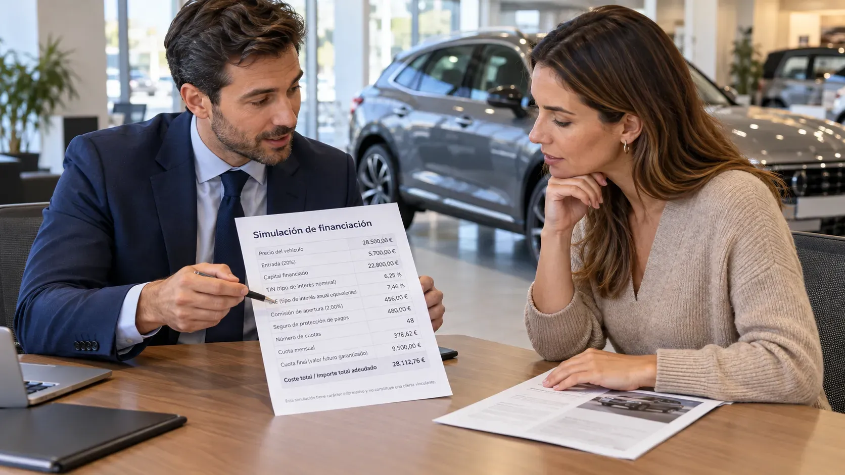 El coste real de financiar un coche: qué pagas además de la cuota mensual