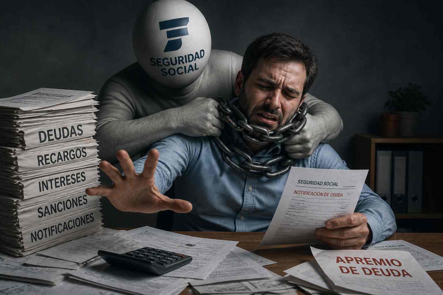 Asfixiado por la deuda