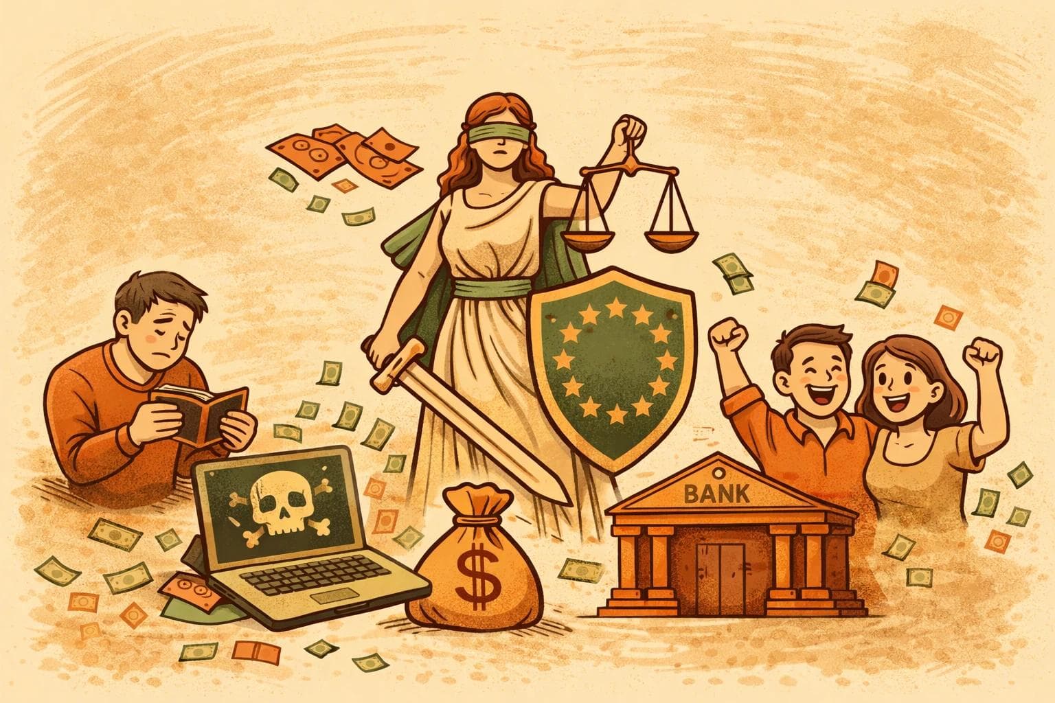 Cliente tras sufrir un fraude informático por phishing